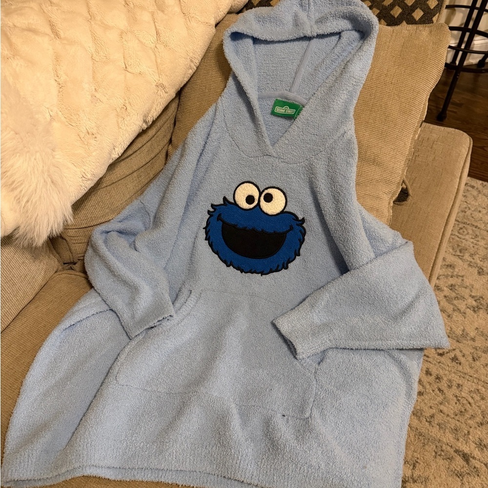 Sesame Street Blue Cookie Monster Hoodie